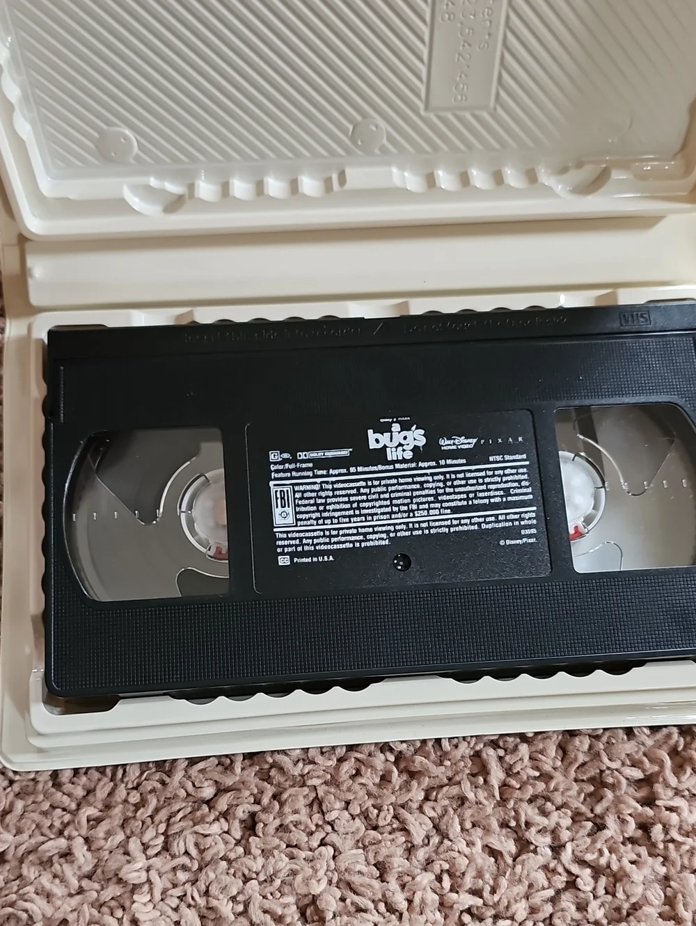 Bundle Walt Disney VHS Classic And Materpiece Movies LOT of 6